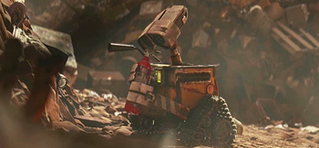 Wall-E and the trash which is Earth